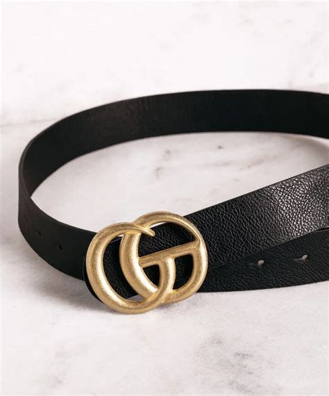 gucci double g belt dupe